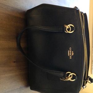 Black coach purse